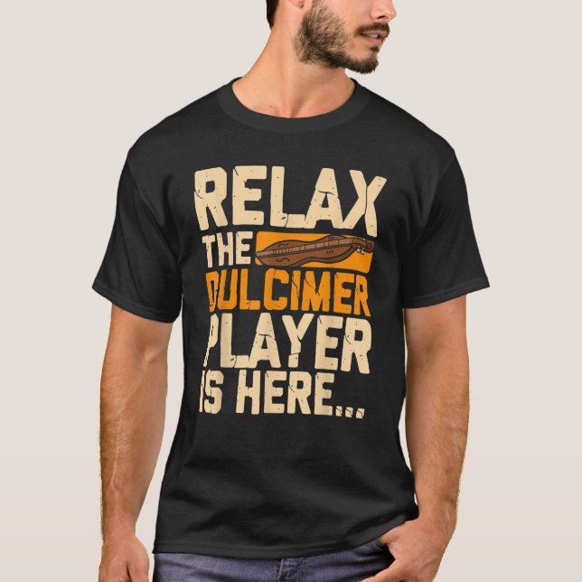 T-shirt Dulcimer Guitare Dulcimer (Devant)