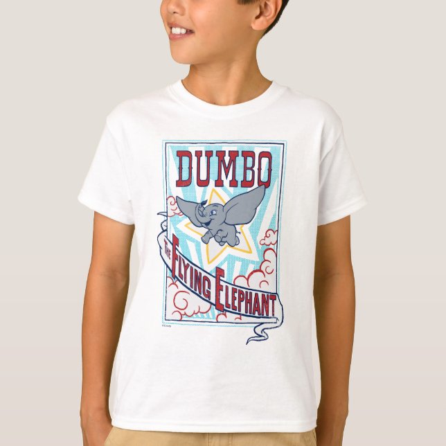 T-shirt Dumbo| L'éléphant volant, l'art du cirque (Devant)