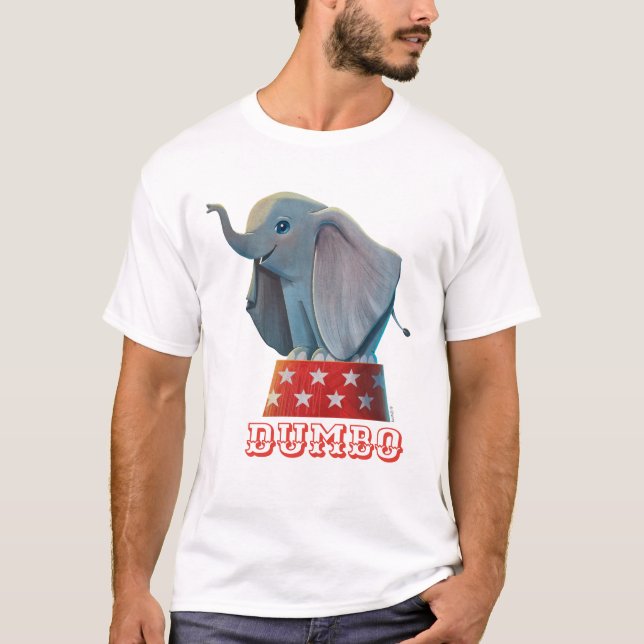 T-shirt Dumbo| Podium Smiling Atop Circus (Devant)