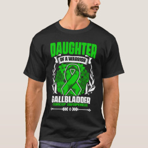 T-shirt D'un guerrier - Cancer des voies biliaires Cancer