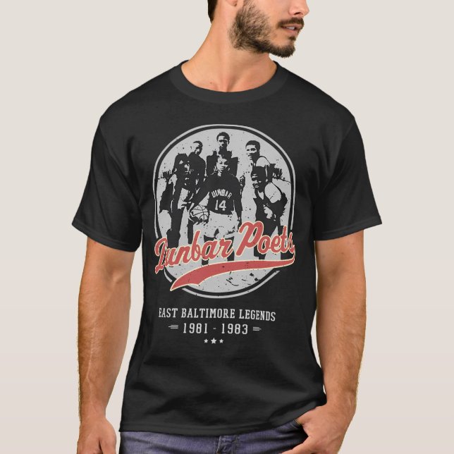 T-shirt Dunbar Poets 1981 - 1983 Le plus grand lycée (Devant)