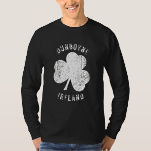 T-shirt Dunboyne Irlande Trèfle Vintage Aspect Abîmé