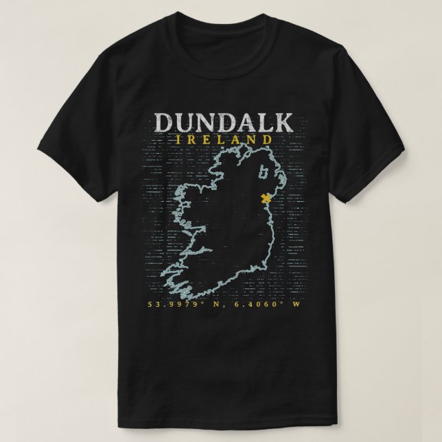 T-shirt Dundalk Irlande (Design devant)
