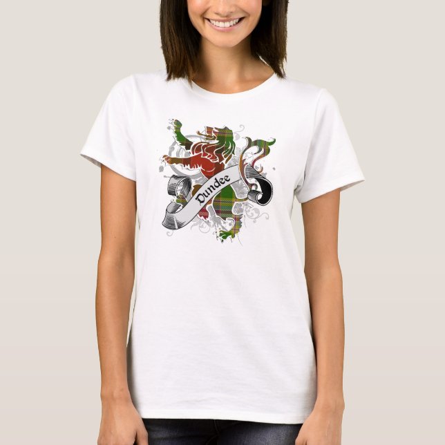 T-shirt Dundee Tartan Lion (Devant)