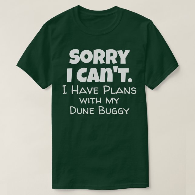 T-shirt Dune Buggy Quote (Design devant)