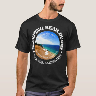 T-shirt Dunes de l'ours couché drôle National Lakeshore 19