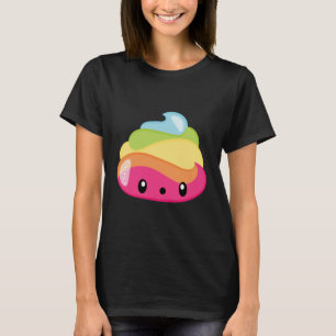 T-shirt Dunette d'Emoji Raimbow !
