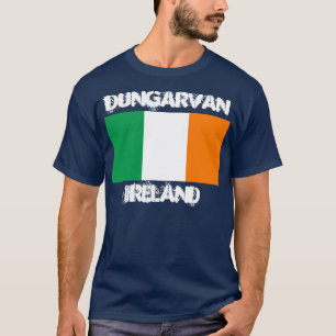 T-shirt Dungarvan, Irlande avec drapeau irlandais