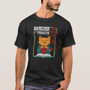 T-shirt Dungeon Meowster RPG Tablett Gaming DM Rôle Playe