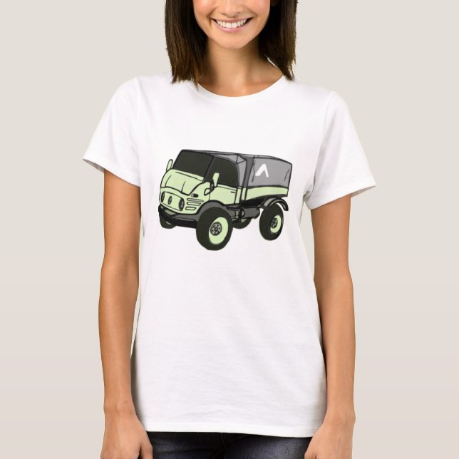 T-shirt d'Unimog | de benz de Mercedes (Devant)