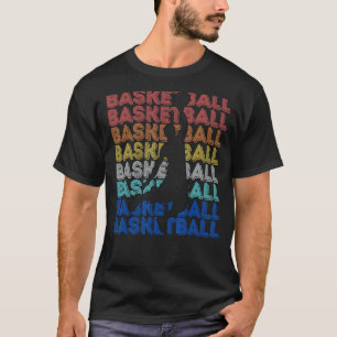 T-shirt Dunk de basketball rétro vintage