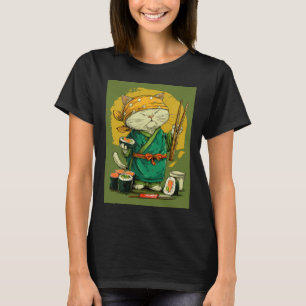 T-shirt Duo de carpes mignonnes autocollant d'art japonais