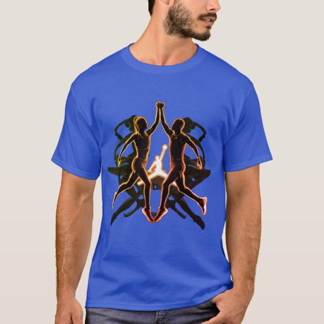 T-shirt Duo dynamique : Jordan Runners (Devant)