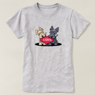 T-Shirt Duo Scottie du Cœur
