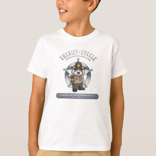 T-shirt Dur comme Steele (shérif Steele)