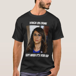 T-shirt Dur Sur Le Crime - Noir