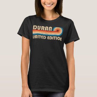 T-shirt DURAN Nom de famille Retro Vintage 80s 90s Anniver