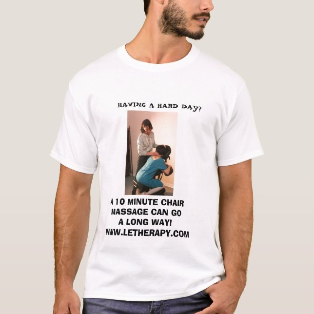 T-shirt Dure journée pas plus d'image (Devant)