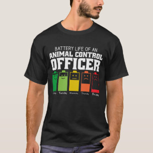 T-shirt Durée De Vie De Batterie D'Un Agent De Contrôle De