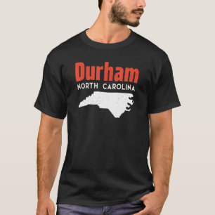 T-shirt Durham Caroline du Nord USA State America Travel