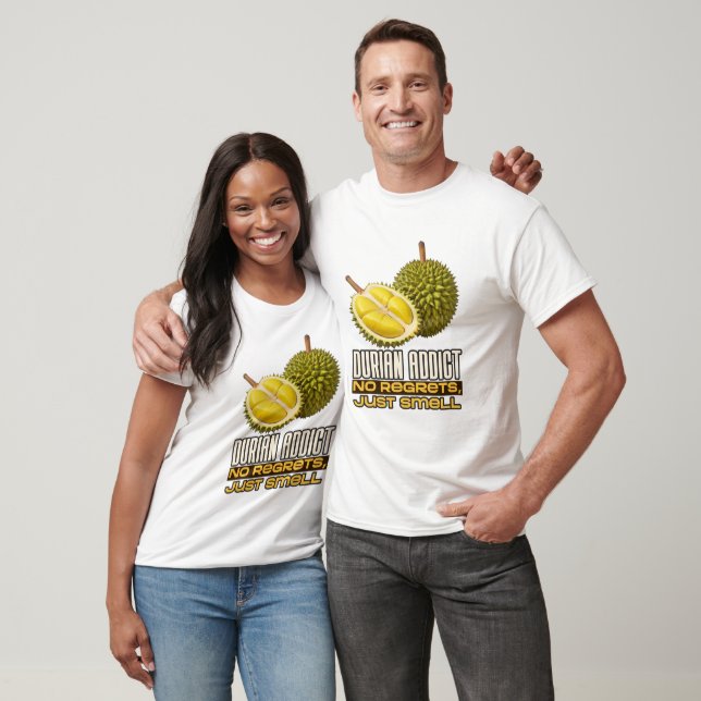 T-shirt Durian Addict : Pas De Regrets, Juste Une Odeur (Unisexe)