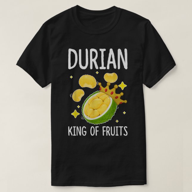 T-shirt Durian King Of Fruits Amusant Fruit Lover Design F (Design devant)
