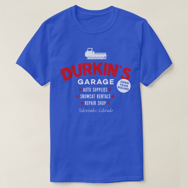 T-shirt Durkins Garage (Design devant)