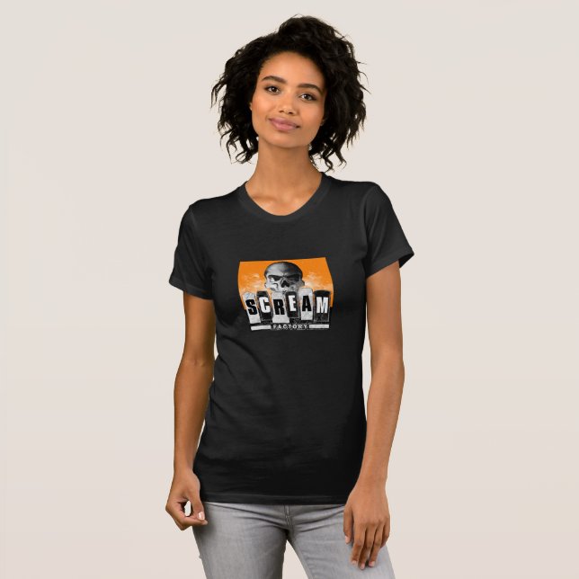T-shirt d'usine de cri perçant (noir) (Devant entier)