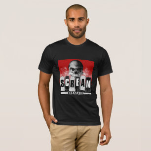 T-shirt d'usine de cri perçant (noir)