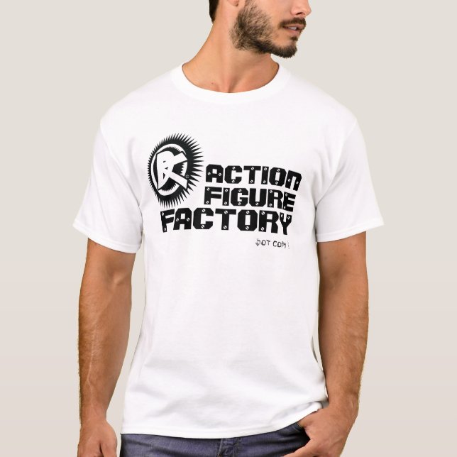 T-shirt d'usine de nombre d'actions (Devant)