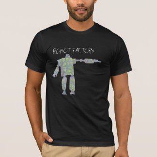 T-shirt d'usine robotisée