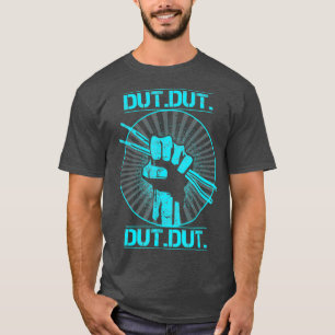 T-shirt Dut Marching Band Drum line Musicien nouveauté