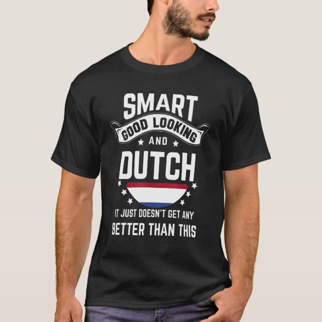T-shirt Dutch Flag Native Pride  Netherlands Dutch Roots (Devant)