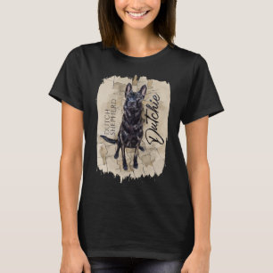 T-shirt Dutch Shepherd - Illustration utchie