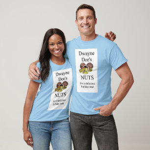 T-shirt Dwayne Dee's Nuts Christmas Hoilday Idée cadeau