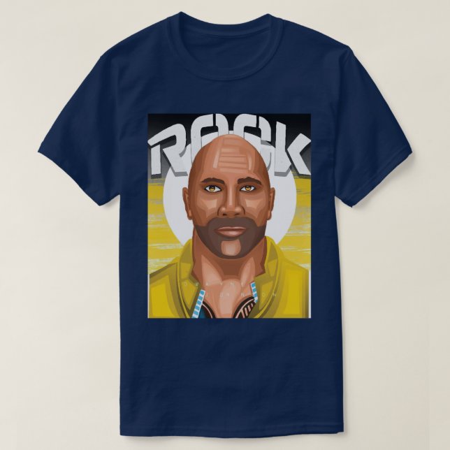 T-shirt Dwayne Johnson (Design devant)