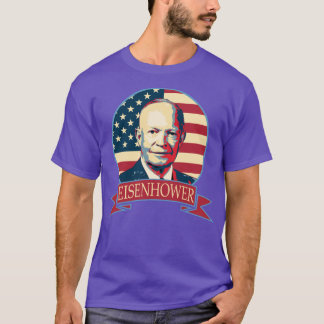 T-shirt Dwight D Eisenhower Cool Républicain Américain Pre