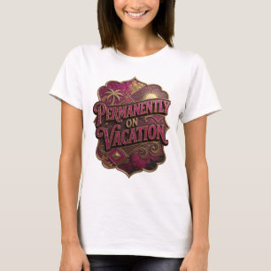 T-shirt Dynamic Purple EN VACANCES DÉFINITIVEMENT Impressi