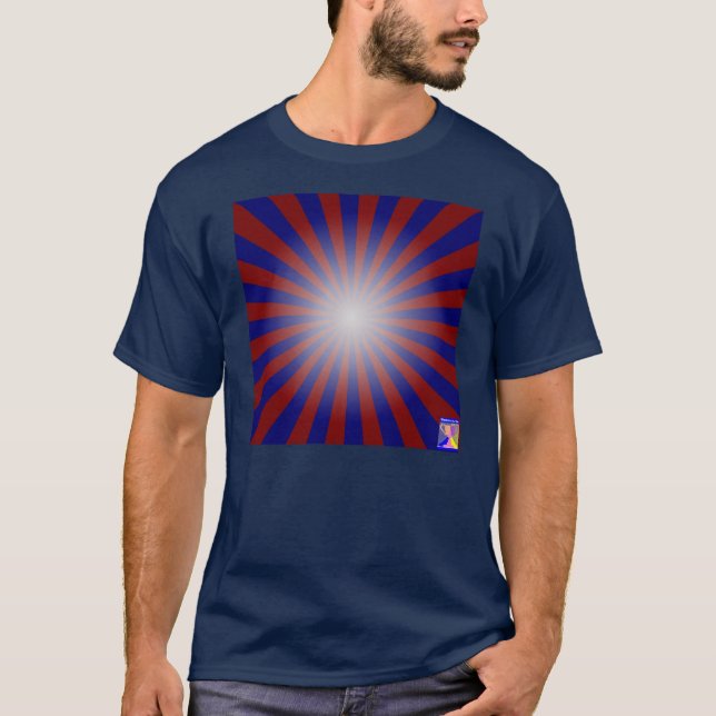 T-shirt dynamique de Luminance-Gradient (Devant)