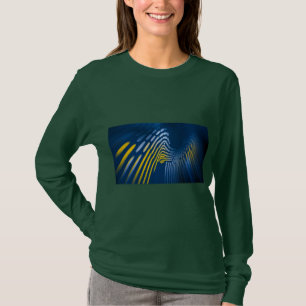 T-shirt "Dynamique des fluides : une symphonie de lumière
