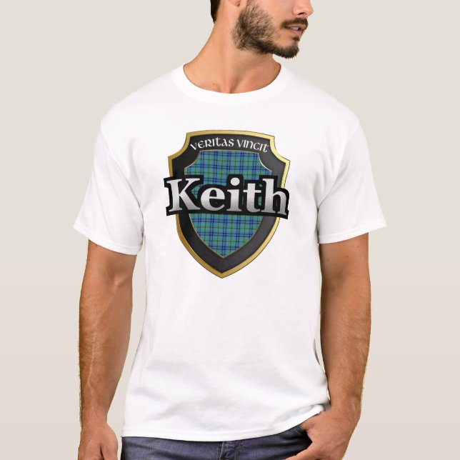 T-shirt Dynastie de tartan de Keith Ecosse de clan (Devant)