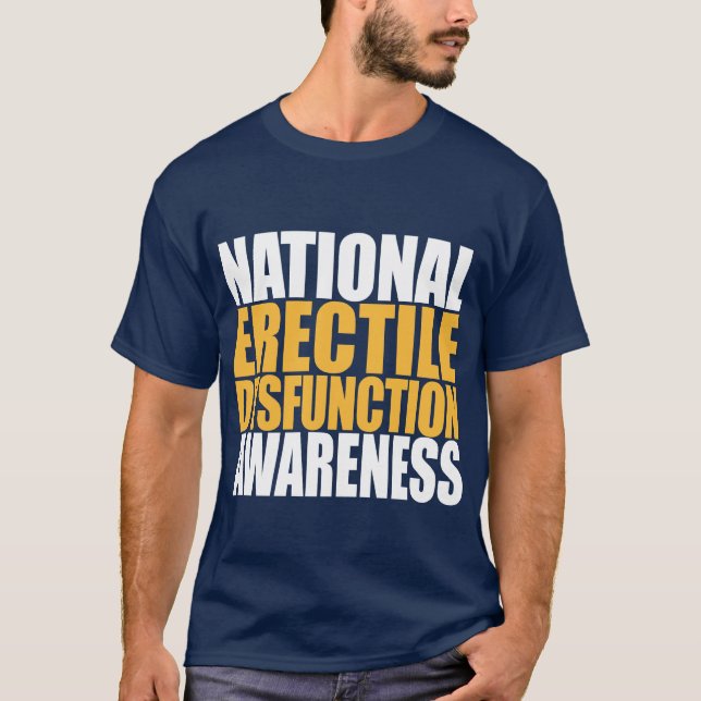 T-shirt Dysfonctionnement érectile - NEDA (Devant)