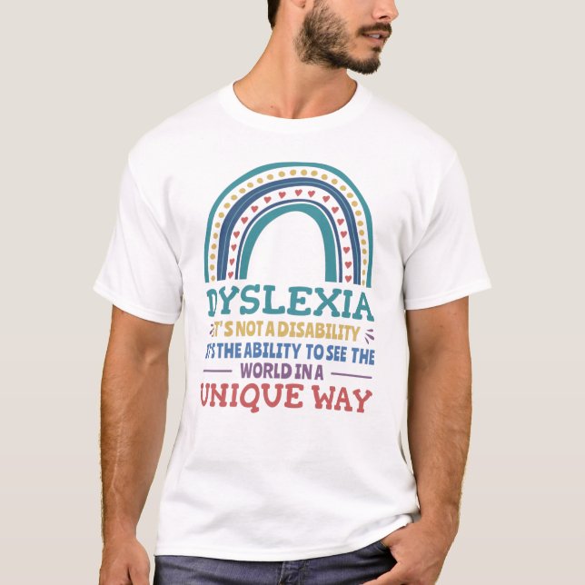 T-shirt Dyslexia (Devant)