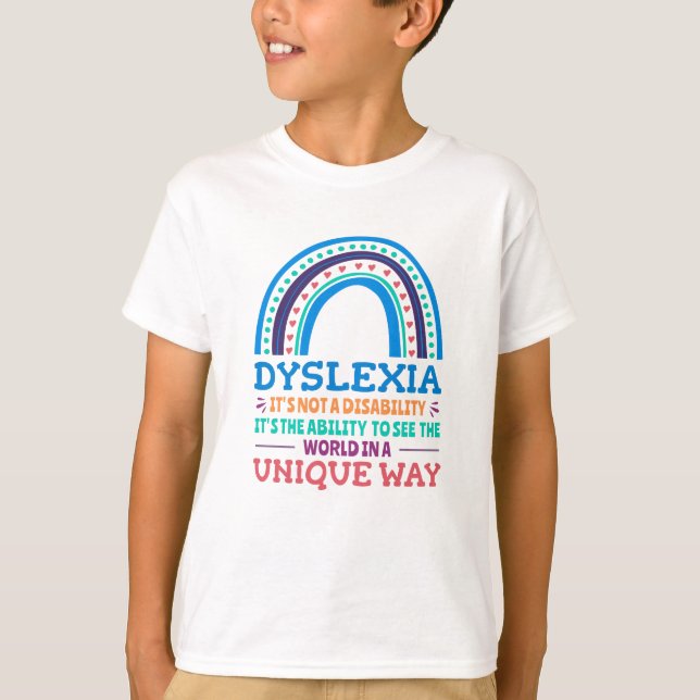 T-shirt Dyslexia (Devant)