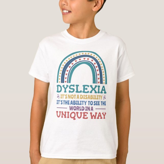 T-shirt Dyslexia (Devant)