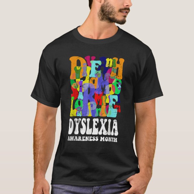 T-shirt Dyslexia Awareness Dyslexia Learning Disability Dy (Devant)