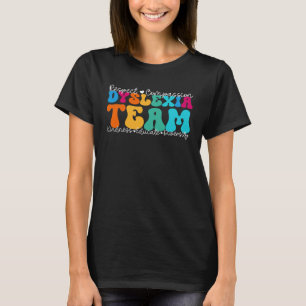 T-shirt Dyslexia Team Appréciation Week Retour à l'école