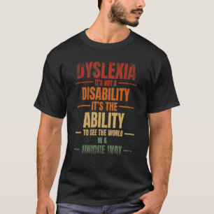 T-shirt Dyslexie Guerrier Lecture Trouble Dyslexie Prise e