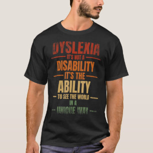 T-shirt Dyslexie Guerrier Lecture Trouble Dyslexie Prise e