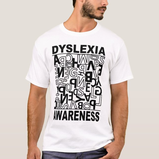 T-shirt Dyslexie Sensibilisation Dyslexie Enseignants Étud (Devant)
